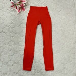 Lululemon Bright Coral Leggings 0